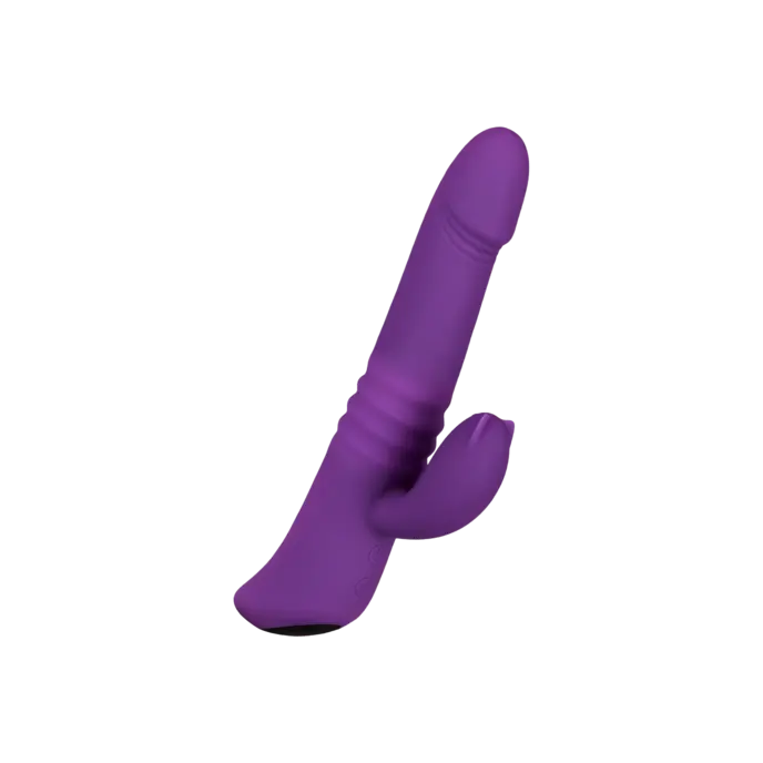 Rabbitvibrator mit Wärmefunktion, violett