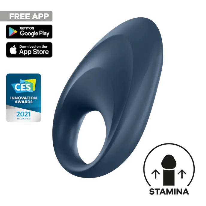 Satisfyer 'Mighty One Connect App', 9 سانتی‌متر dunkelblau